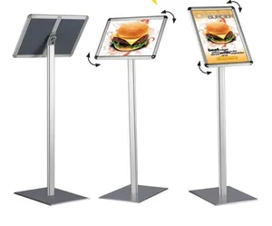 Informationstafel auf Ständer 100 cm, A4 in Breite und Höhe